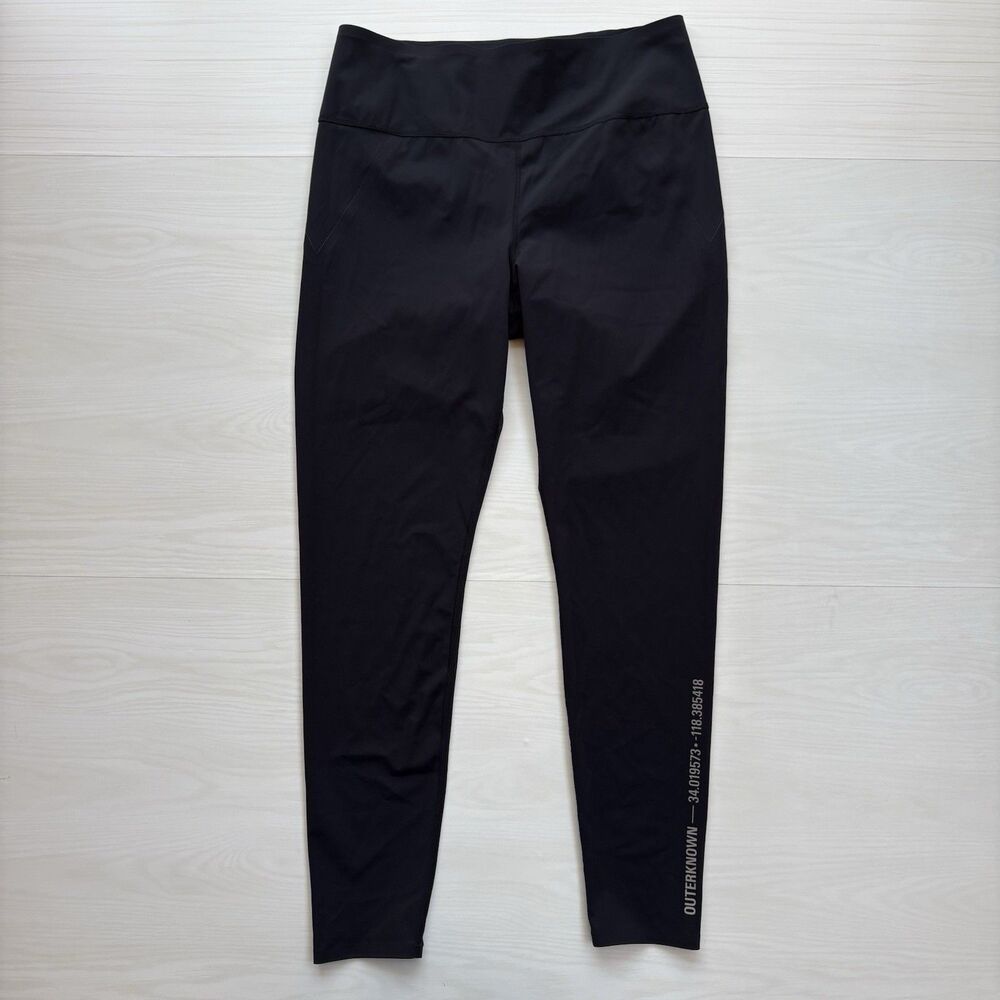 OuterKnown Active OK Active Leggings Pants Women Large Black Gym High Rise